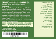 Verdana neem oil applied to plant leaf showing improved leaf shine