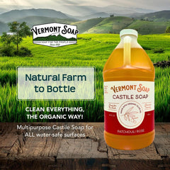 Vermont Soap lather texture closeup demonstrating gentle moisturizing foam