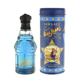 Versace Blue Jeans front bottle view showing label and sleek design for confident wear