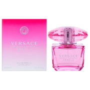 Versace bottle front view showing elegant design and luxury appeal