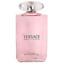 Versace Bright Crystal front packaging showing bottle and labeled scent benefits