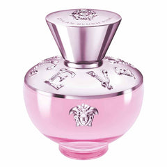 Versace Dylan Blush Pink front packaging showing bottle and box, highlighting brand presentation and gifting appeal