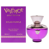 Versace Dylan Purple front bottle view showing elegant design and instant style benefit