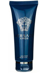 Versace Eros after shave balm front shot showing bottle and scent continuity benefit