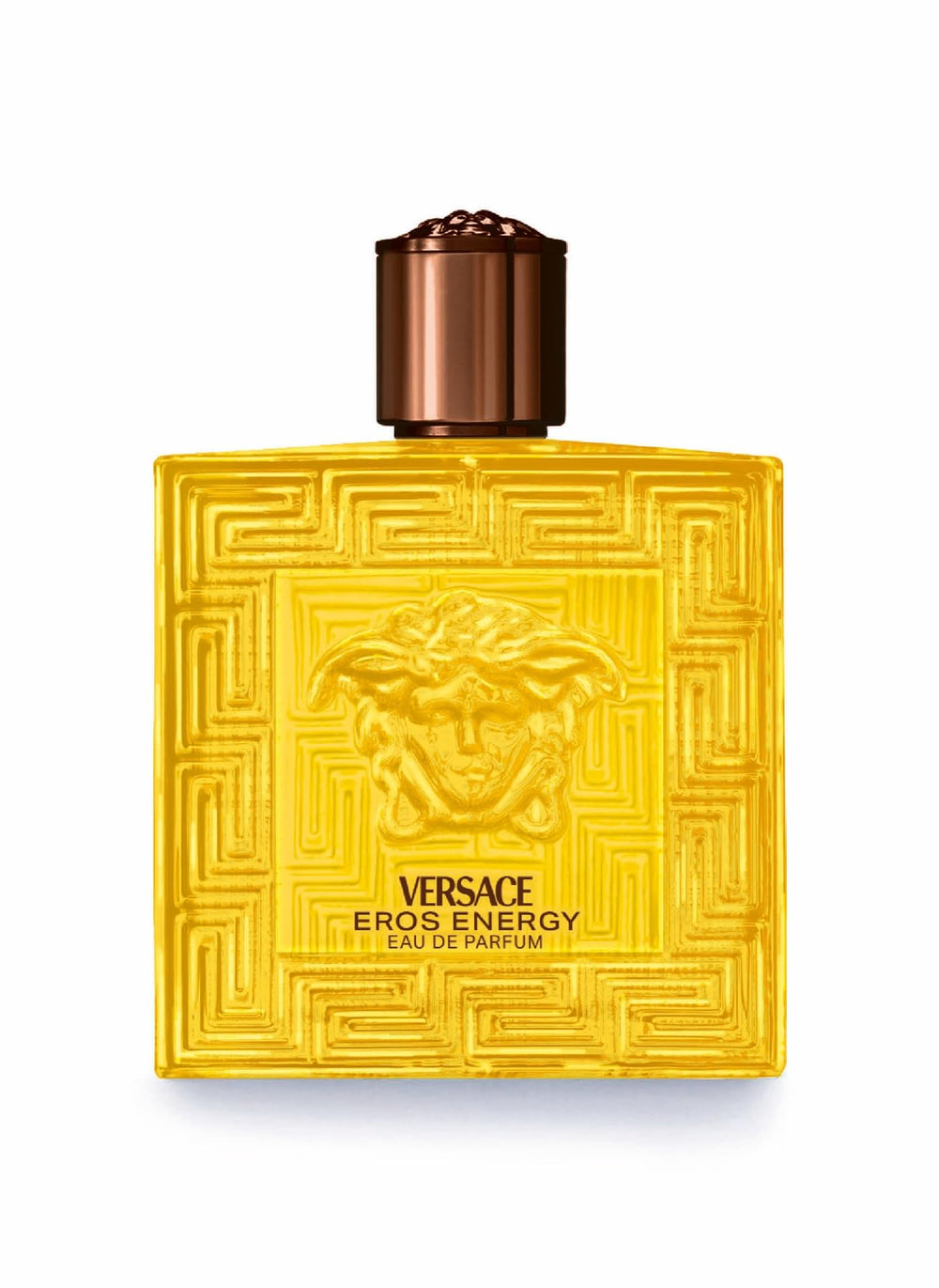 Versace bottle front packaging showing elegant design and brand prestige