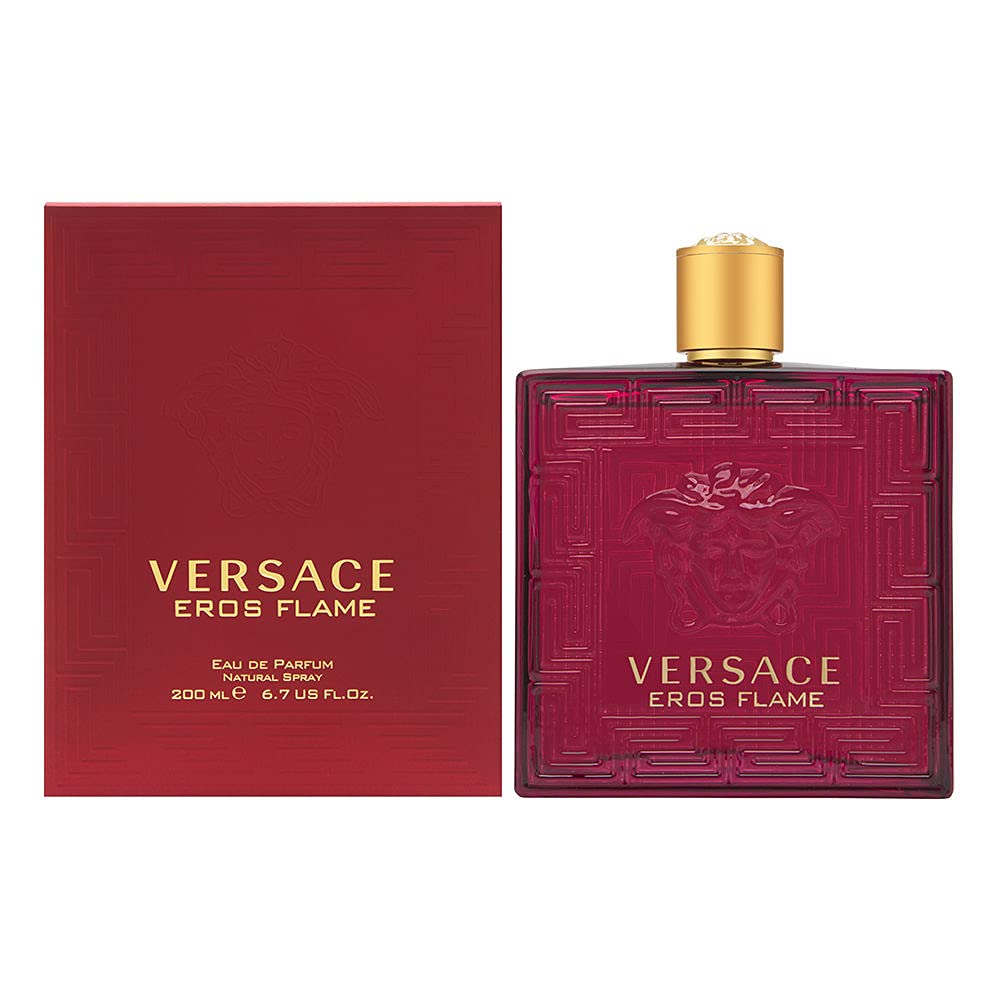 Versace Eros Flame front bottle showing design and immediate sartorial impact