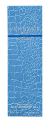 Versace gel on loofah being used in shower for refreshing cleanse benefit