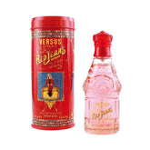 Versace RED JEANS front packaging showing signature branding and easy shelf recognition