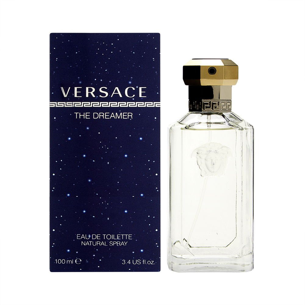 Versace The Dreamer front packaging showing bottle and label, elegant presentation benefit