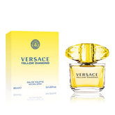 Versace Yellow Diamond front bottle view showing elegant packaging and brand luxury