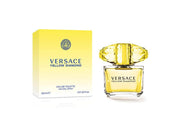 Versace Yellow Diamond front bottle showing elegant glass and cap for a polished look
