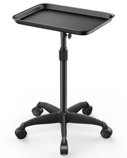 VERYTOP front view of black salon tray showing sleek professional look and portability