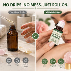TOGOLIUN castor oil texture droplet demonstrating purity and non-greasy spread