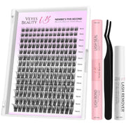 VEYESBEAUTY tray front view showing mixed 8–16mm clusters and easy selection