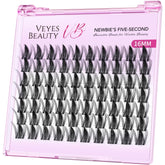 VEYESBEAUTY front packaging showing tray and clusters for easy reuse