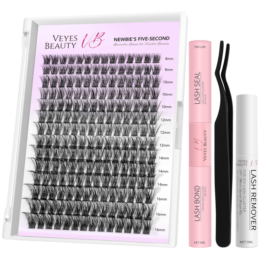 VEYESBEAUTY front packaging showing kit contents and quick-start benefit