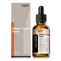 VGO bottle front view showing clean design and benefit of radiant skin