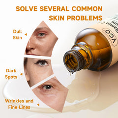 VGO serum applied to hand showing quick absorption and smooth feel