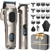VGRPRO front view of clipper showing ergonomic grip and durable metal casing, professional handling benefit