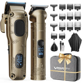VGRPRO front package showing complete cordless clipper kit and case benefit: organized storage