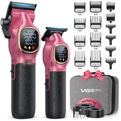 VGRPRO front view of clipper and trimmer showing professional design and balanced handling