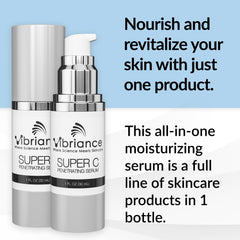 Vibriance serum texture close-up demonstrating lightweight absorption benefit