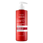 VICHY Dercos front packaging showing bottle and product benefit