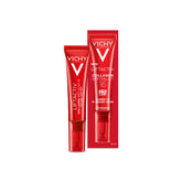 Vichy front packaging showing product benefits and compact design for easy storage