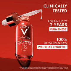 VICHY pipette dispensing serum, demonstrating precise easy application