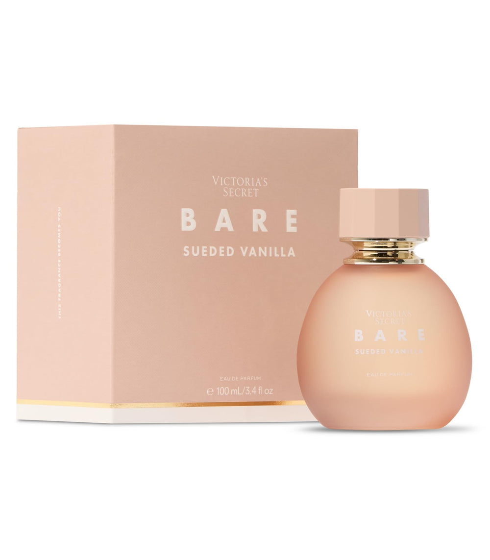 Victoria's Secret front bottle shot showing elegant packaging and wearable vanilla warmth