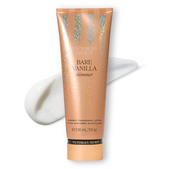 Victoria's Secret bottle front view showing scent and shimmer benefit