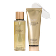 Victoria's Secret front packaging showing Coconut Passion set for easy gifting