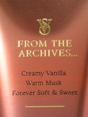 Victoria's Secret creamy lotion texture spread on skin for moisturizing and smoothing