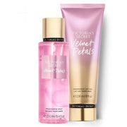 Victoria's Secret front packaging showing the gift set and elegant branding benefit: attractive gift presentation