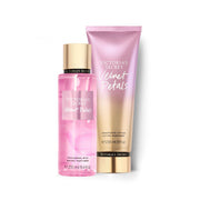 Victoria's Secret front packaging showing both Velvet Petals bottles and gifting appeal