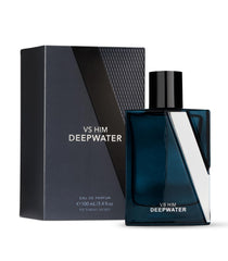 Victoria's Secret VS Him Deepwater front bottle showing sleek design and instant freshness