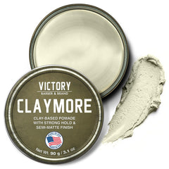 Victory Barber & Brand front packaging shows jar and label for easy identification