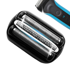 VIDSA front view of replacement shaver heads showing packaging and pair benefit