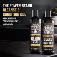 Viking Revolution bottle close-up label highlighting clear ingredients and quality