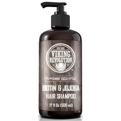 Viking Revolution front packaging showing eucalyptus peppermint scent and 17 oz size benefit