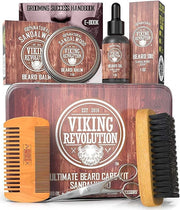 Viking Revolution metal box front view showing travel-ready presentation and protection