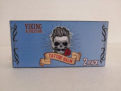 Viking Revolution open jar showing smooth balm texture that spreads easily for quick relief