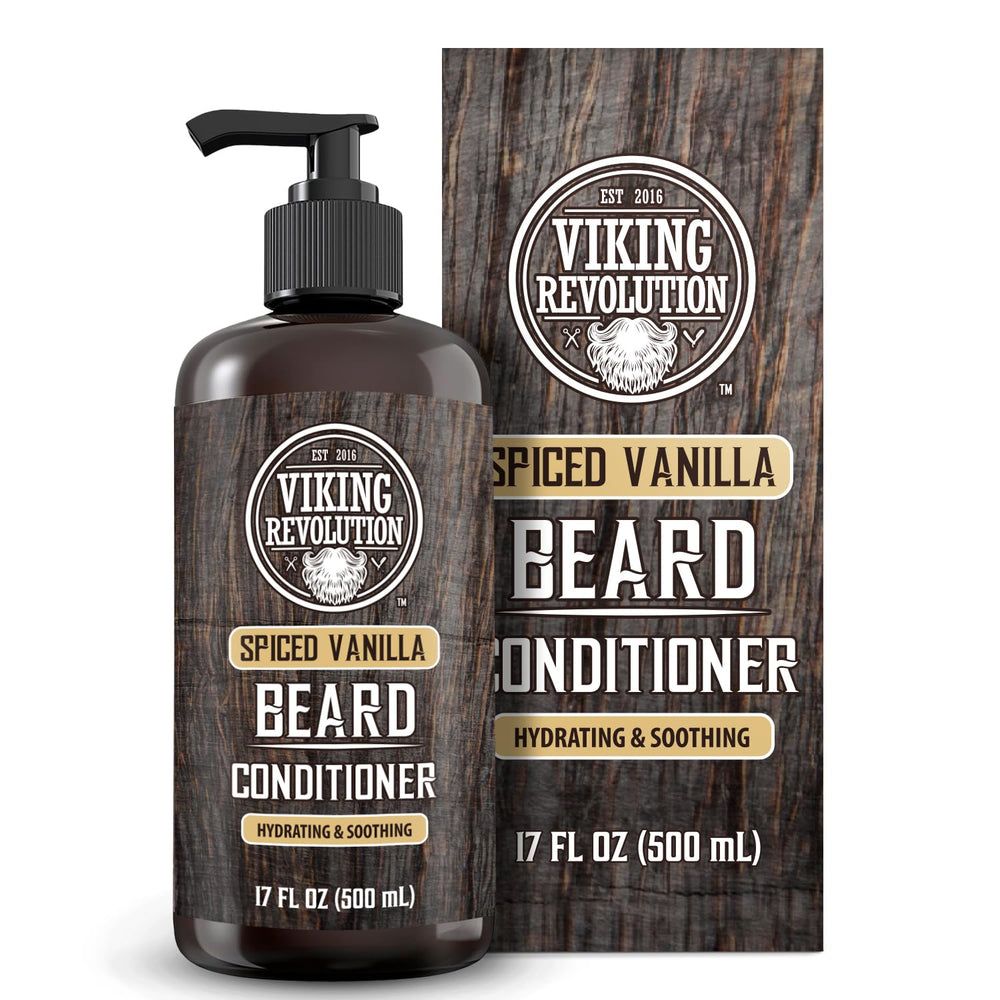 Viking Revolution front bottle showing spiced vanilla branding and 17 oz size for easy identification