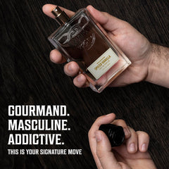 Viking Revolution cologne spray in use demonstrating confident application