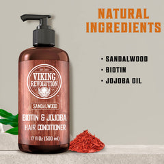 Viking Revolution conditioner texture closeup highlighting creamy moisturizing benefit