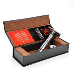 Vikings Blade Swedish steel blades stacked, emphasizing smooth shaving