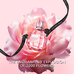 Viktor&Rolf Flowerbomb close-up of glass texture highlighting crystal-like design