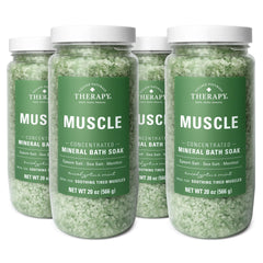 Village Naturals Therapy front packaging showing eucalyptus mint scent and 20 oz size for clear purchase info