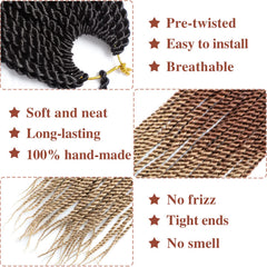 VIOLET pre-looped end detail illustrating easy crochet installation