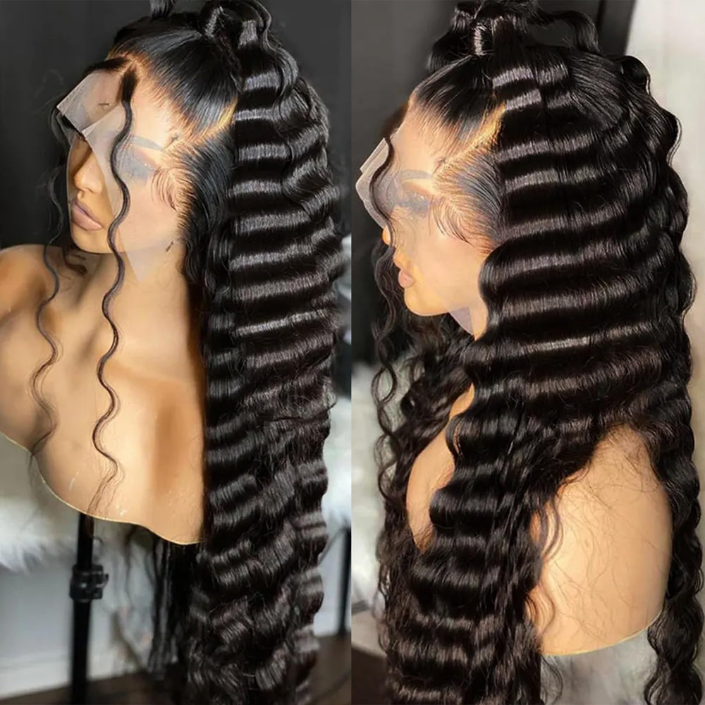 VIPPRETTY front view showing natural black waves and instant polished look